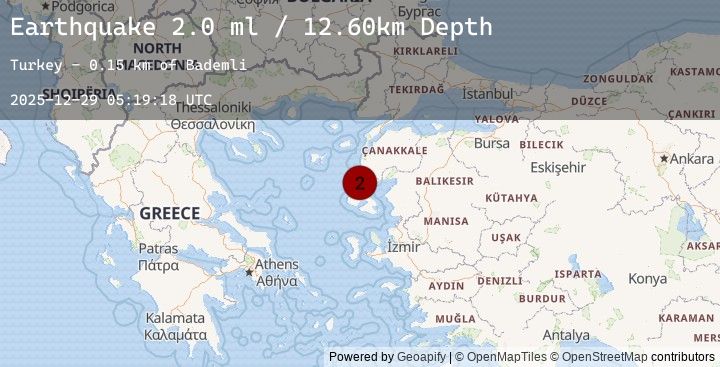 Map of NEAR THE COAST OF WESTERN TURKEY