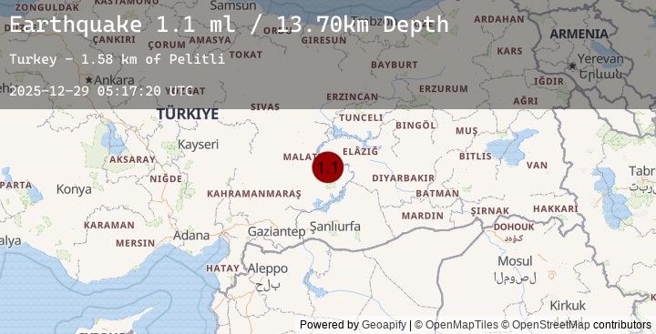Map of EASTERN TURKEY