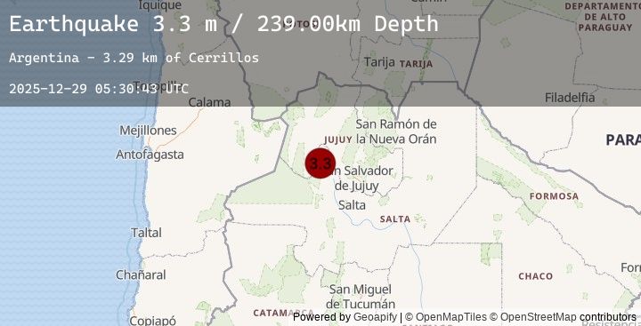 Map of SALTA, ARGENTINA