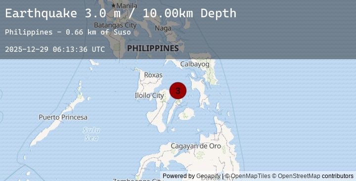 Map of NEGROS- CEBU REG, PHILIPPINES