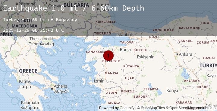Map of WESTERN TURKEY