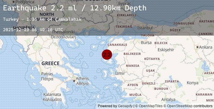 Map of NEAR THE COAST OF WESTERN TURKEY