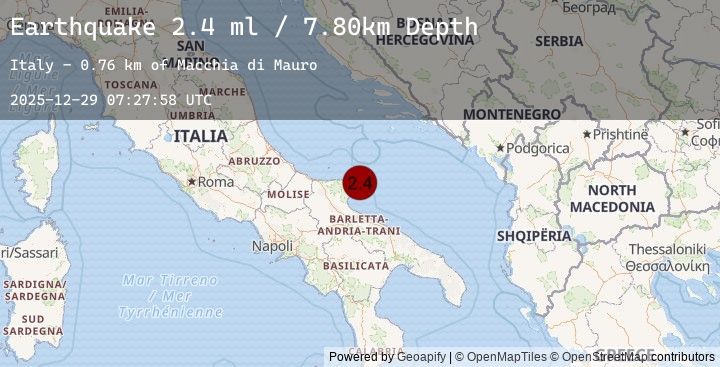 Map of SOUTHERN ITALY