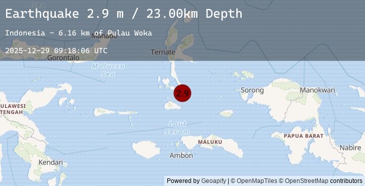 Map of KEPULAUAN OBI, INDONESIA