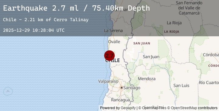 Map of COQUIMBO, CHILE