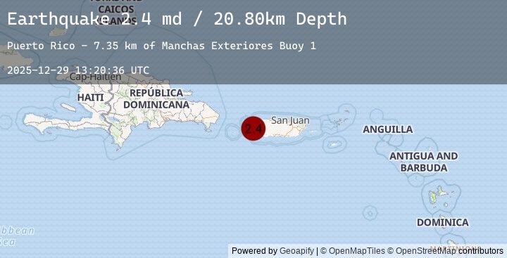 Map of MONA PASSAGE, PUERTO RICO