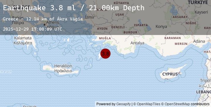 Map of DODECANESE IS.-TURKEY BORDER REG