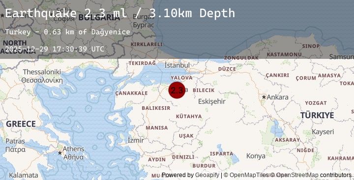 Map of WESTERN TURKEY