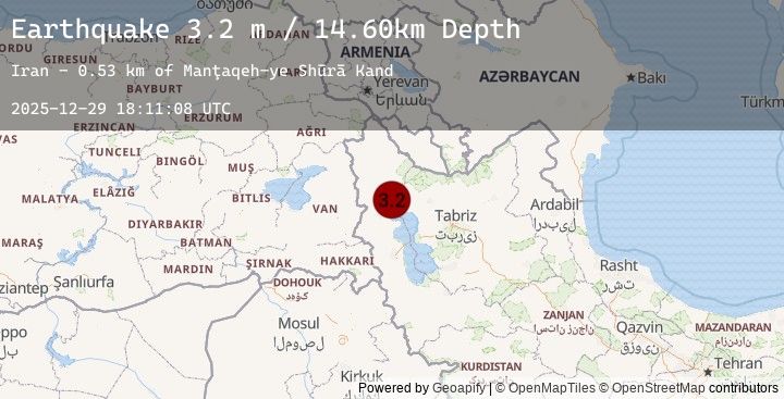 Map of NORTHWESTERN IRAN