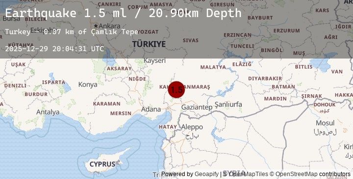 Map of CENTRAL TURKEY