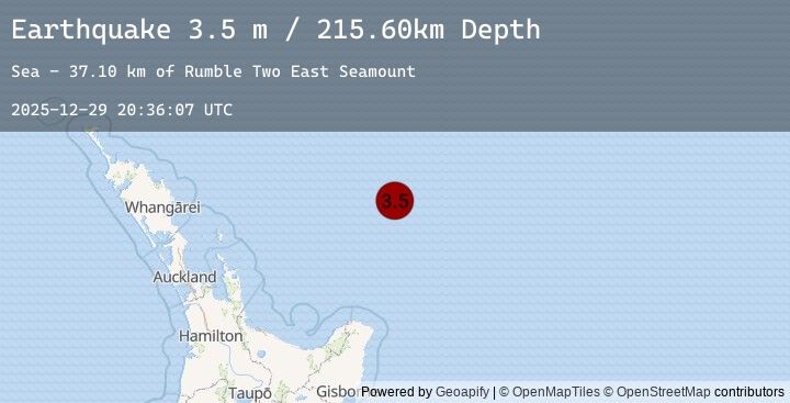 Map of OFF E. COAST OF N. ISLAND, N.Z.