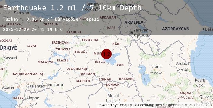 Map of EASTERN TURKEY