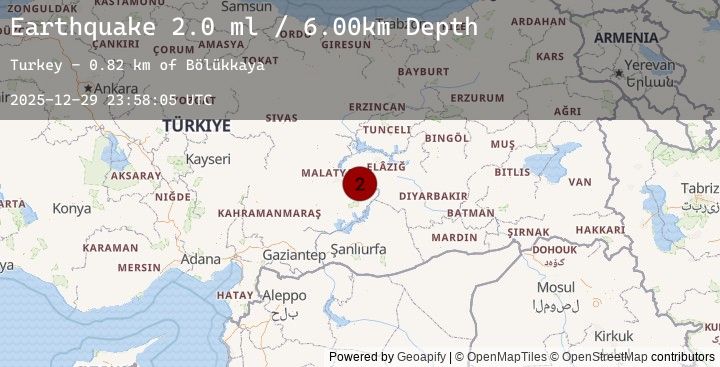 Map of EASTERN TURKEY