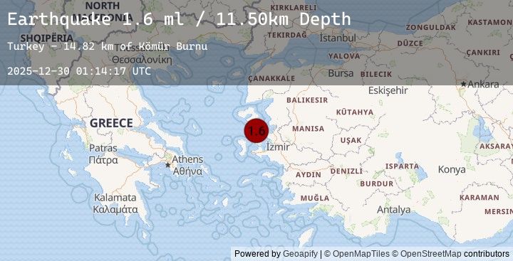Map of NEAR THE COAST OF WESTERN TURKEY