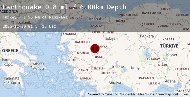 Map of WESTERN TURKEY