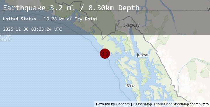 Map of SOUTHEASTERN ALASKA