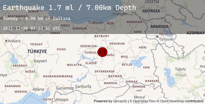 Map of EASTERN TURKEY