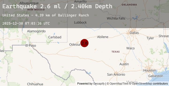 Map of WESTERN TEXAS