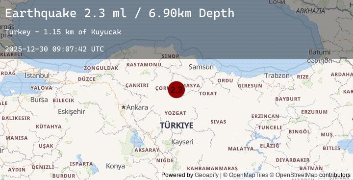 Map of CENTRAL TURKEY