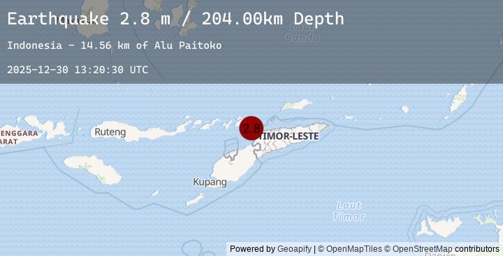 Map of KEPULAUAN ALOR, INDONESIA