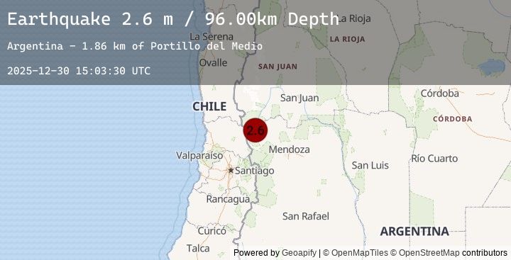 Map of MENDOZA, ARGENTINA