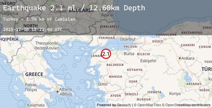 Map of WESTERN TURKEY