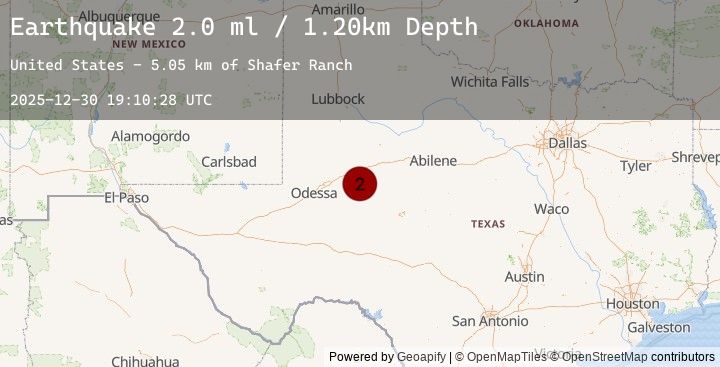 Map of WESTERN TEXAS
