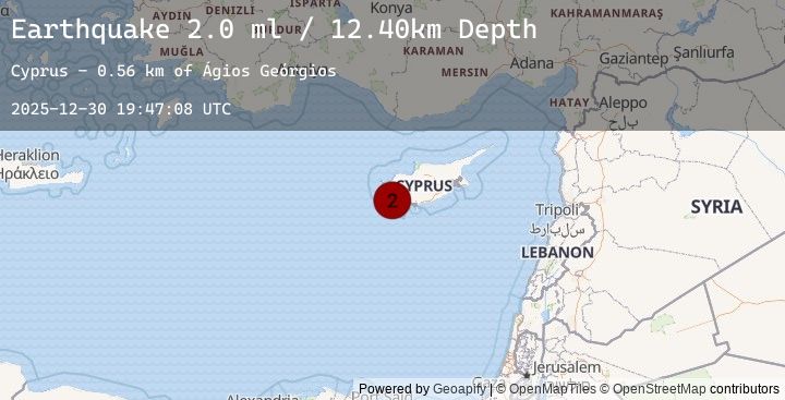 Map of CYPRUS REGION