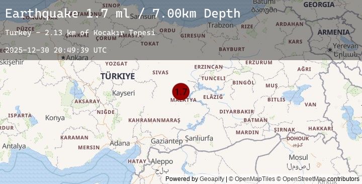Map of EASTERN TURKEY