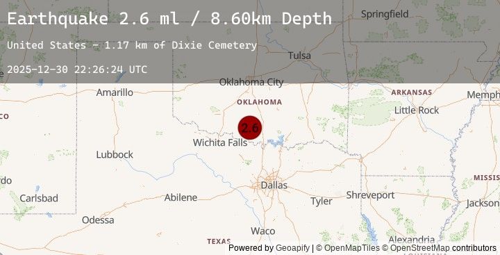 Map of OKLAHOMA