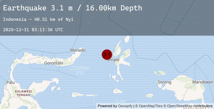 Map of HALMAHERA, INDONESIA