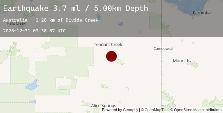 Map of NORTHERN TERRITORY, AUSTRALIA