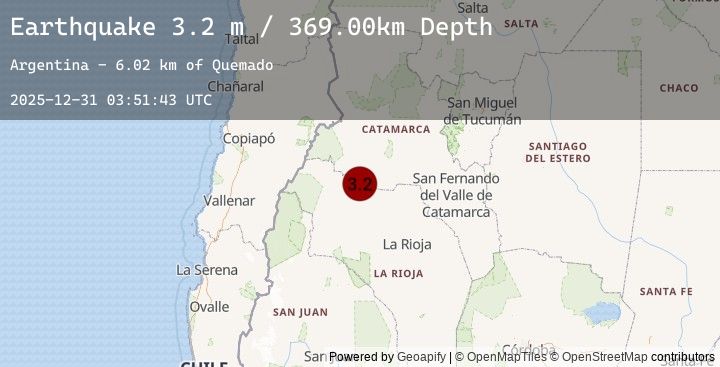 Map of CATAMARCA, ARGENTINA