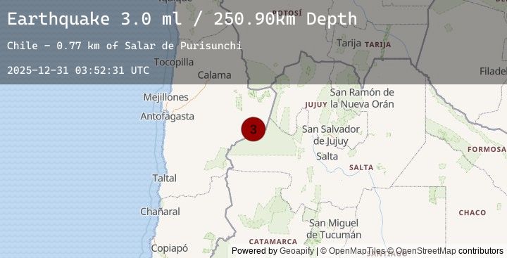 Map of ANTOFAGASTA, CHILE