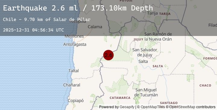 Map of SALTA, ARGENTINA