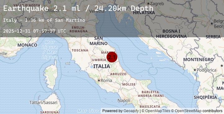 Map of CENTRAL ITALY