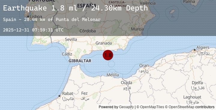 Map of STRAIT OF GIBRALTAR