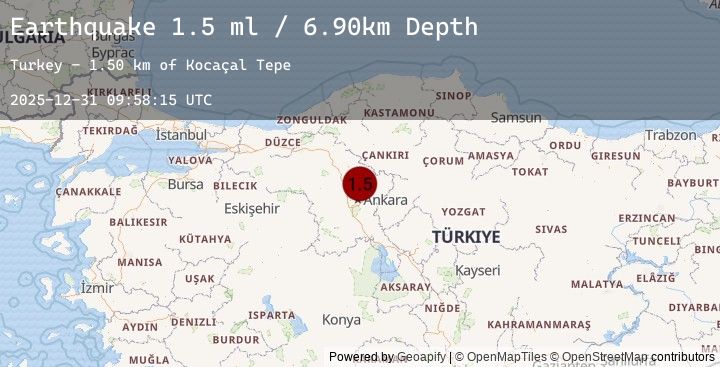 Map of CENTRAL TURKEY