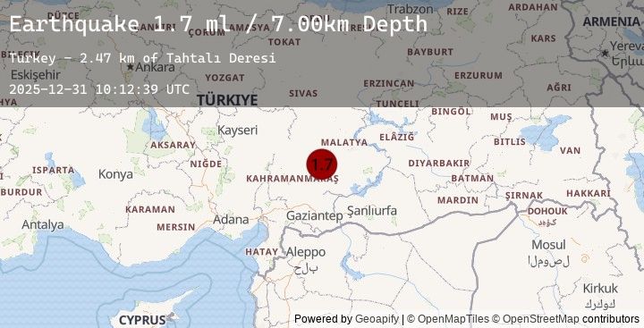 Map of CENTRAL TURKEY