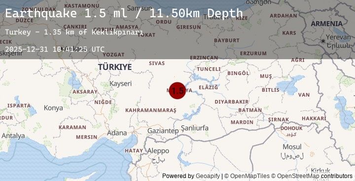 Map of EASTERN TURKEY