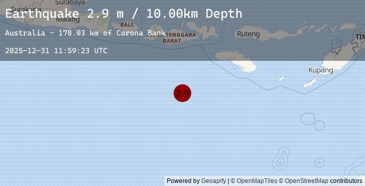 Map of SOUTH OF SUMBAWA, INDONESIA