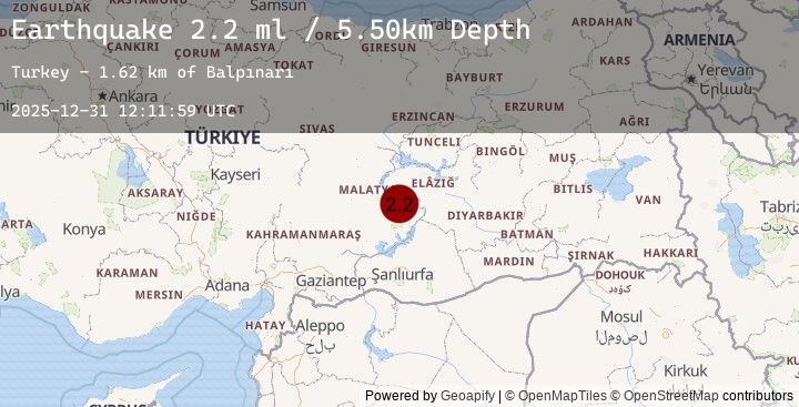 Map of EASTERN TURKEY