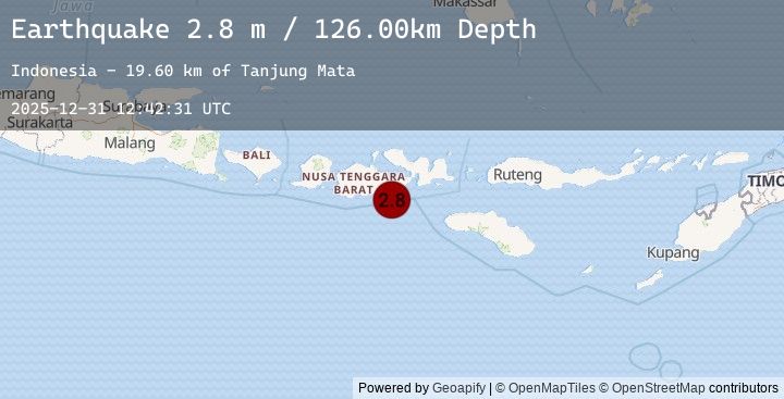 Map of SUMBAWA REGION, INDONESIA