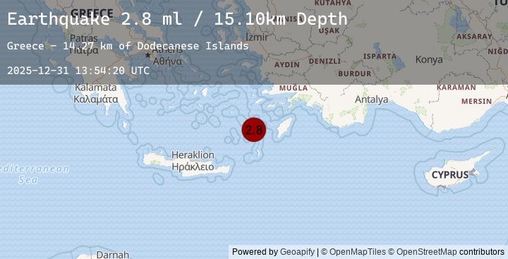 Map of DODECANESE IS.-TURKEY BORDER REG