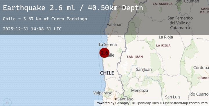 Map of COQUIMBO, CHILE