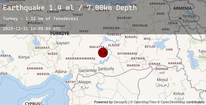 Map of EASTERN TURKEY