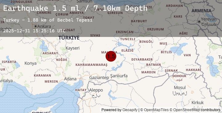 Map of EASTERN TURKEY