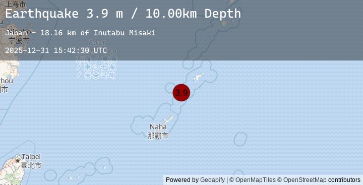 Map of RYUKYU ISLANDS, JAPAN