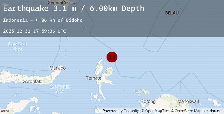 Map of HALMAHERA, INDONESIA