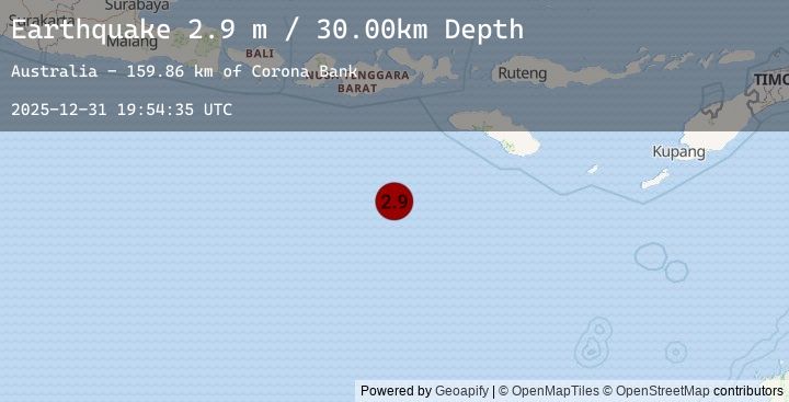 Map of SOUTH OF SUMBAWA, INDONESIA